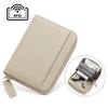 Rfid Card Holder 100% Genuine Leather Business Card Wallet Organ Card Bag Female Bag Japanese