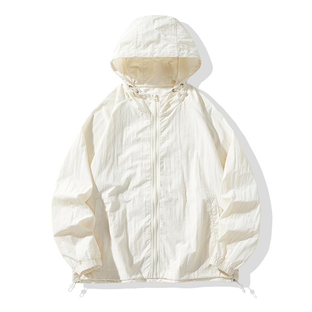 Мужская повседневная свободная солнцезащитная одежда для улицы, куртка-пуховик