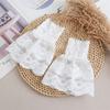 Double Layer Lace Floral Ruffles Fake Sleeves Womens Shirt Detachable Cuffs Wristband False Cuffs Fake Flared Sleeves