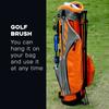 Щетка для гольф-клубов Инструмент для чистки гольф-клубов с магнитным выдвижным карабином Гольф