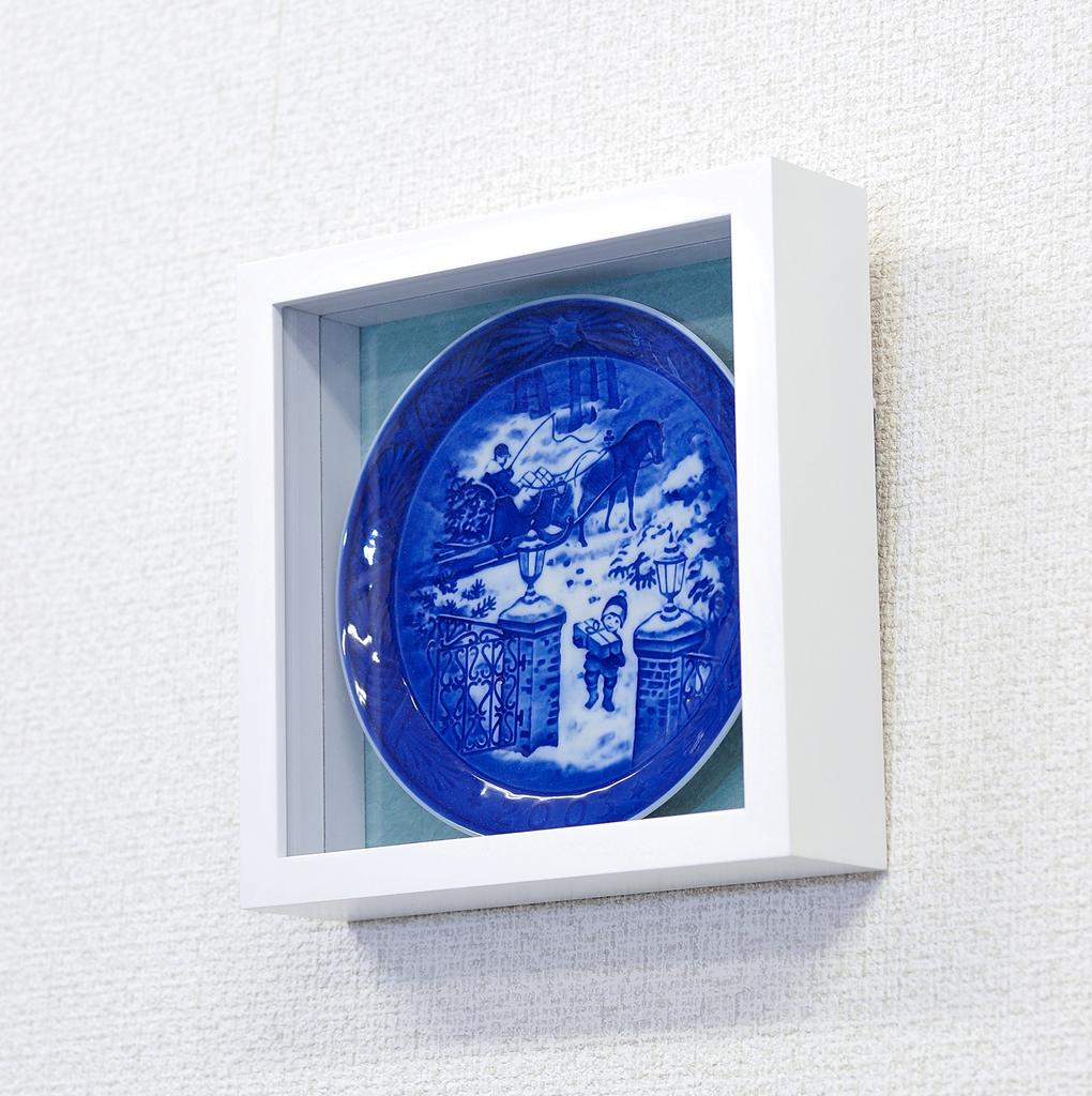 Рамка для ежегодной тарелки Royal Copenhagen Белая (Обои/Белый) Только рама W-W