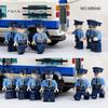 M8040 M8068 Patrol Duty Police Building Block Miniature Small Particles Assembled Toy Bags