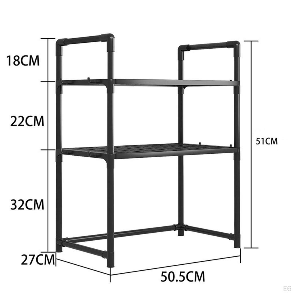 Microwave Oven Storage Rack Counter Organizer Shelf Multifunction