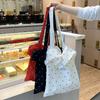 Универсальная сумка через плечо Wave Point Chiffon с большой вместимостью Fairy Mesh Handbag Commuting Bag Корейский стиль Сумка-тоут для женщин