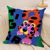 Chinese Zodiac print Cushion Cover Soft Plush Throw Pillow Cover  DoubleSided Cushion Case  Sofa Bedroom Home Decor