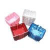 6.8Cm Simulation Small Basket Children'S Plastic Shopping Basket Toys Miniature Matching Basket Sand Table Play House Toys