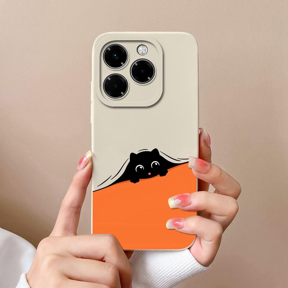 Корпус для Infinix Hot 50 Pro Plus 50i Note 40X Smart 9 Zero 40 4G 5G Мягкий чехол с небольшим цветочным узором Силиконовый прочный противоскользящий чехол для Infinix Новый чехол