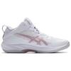 Asics Gelhoop V17 Удобные Универсальные Низкие Баскетбольные Кроссовки Унисекс Белый Розовый 1063A101-105