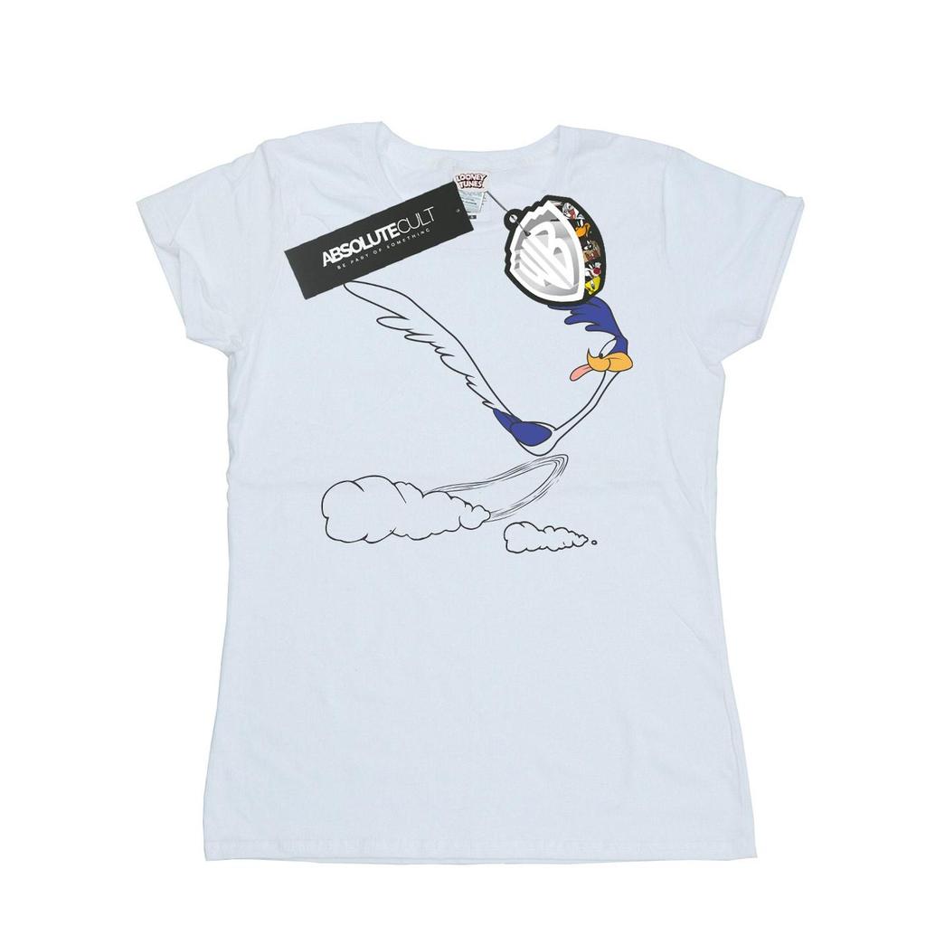 Looney Tunes Womens/Ladies Road Runner Running Cotton T-Shirt
