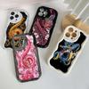 Ae77 Dragon Design Art Protective Phone Cases for Apple iPhone 15 14 13 Pro 11 12 Mini XR 7 8 6s Plus XS Max SE Wave TPU Back Cover