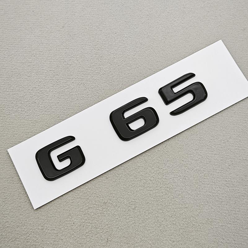 IXEA6 3D ABS Car Letters Logo G55 G63 G65 Sticker Rear Trunk Badge Emblem Decals For Mercedes Benz AMG G55 G63 W463 Auto Accessories