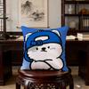 Cartoon Cute Animal Bear cushion cover Home Office Birthday Anniversary Gifts Soft Skin Friendly Cushion Cover