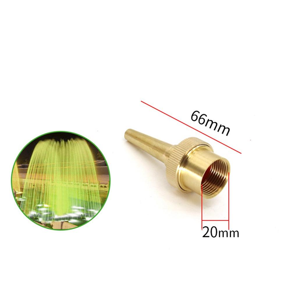 1/2" 3/4" 1" Струйные Прямые Фонтанные Насадки Латунная Распылительная Головка Насадка для Фонтана Бассейна