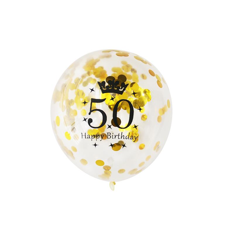 С днем рождения 30 40 50 60 годовщина украшения дня рождения для взрослых латексные шары цифры гелиевые шары 30-й день рождения Anniversaire
