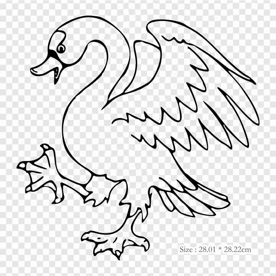 Heraldic Swan Duck Heraldry Iron On Heat Transfer Printing Vinyl Patches Sticker for Clothes DIY Appliques Washable Patches