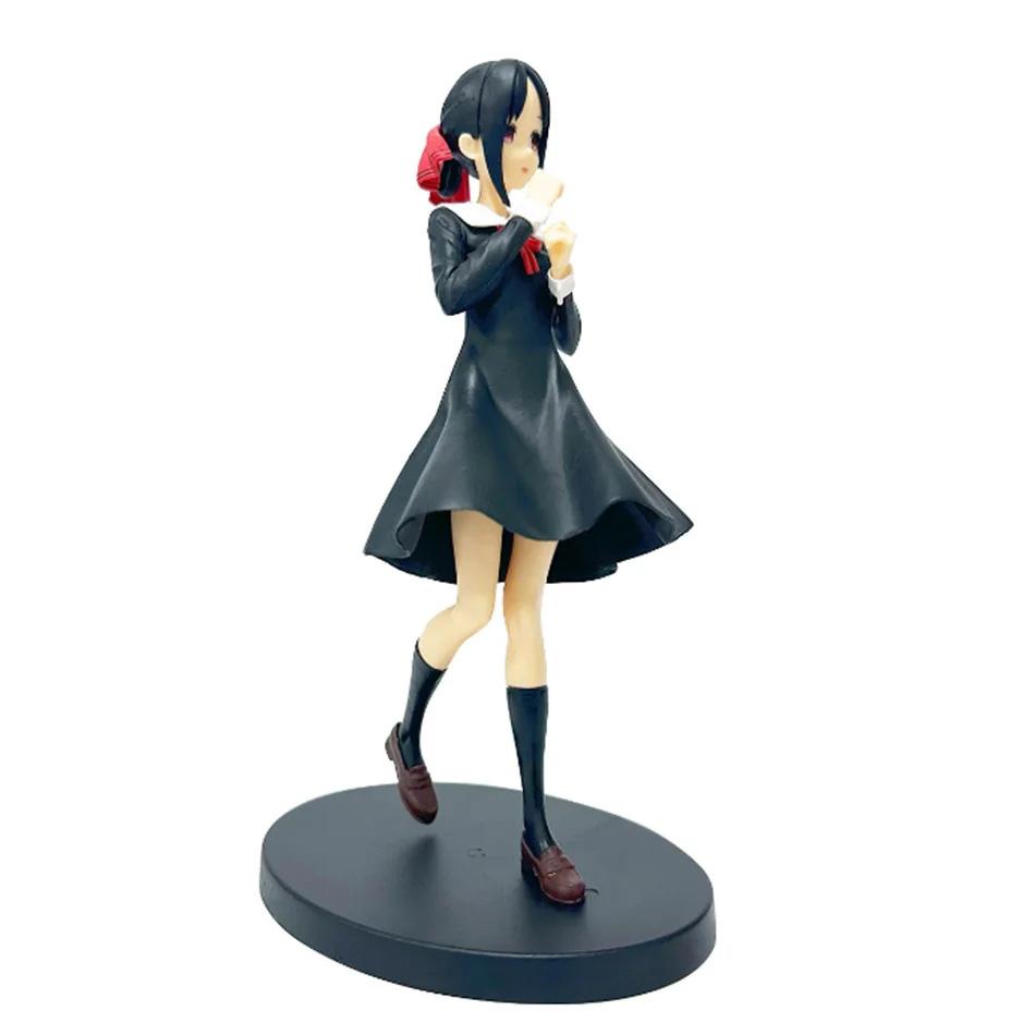 Kaguya-sama: Love Is War 18 см Аниме Фигурка Кавайная Девочка Фудзивара Тика Синомия Кагуя Экшен Коллекционная Модель Кукла Игрушка Подарок