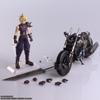 Final Fantasy VII Bring Arts Strife Hardy PVC painted action figure <Cloud & Daytona>
