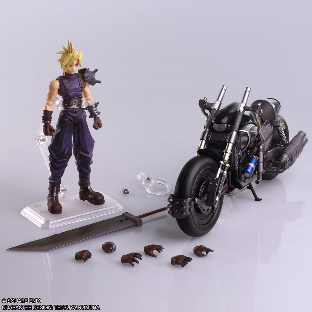 Final Fantasy VII Bring Arts Strife Hardy PVC painted action figure <Cloud & Daytona>
