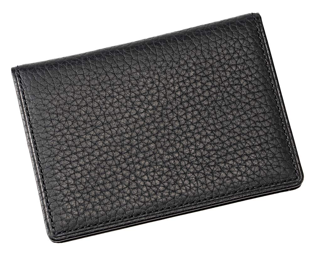 Cypris Pokewalle Компактный картхолдер Умный кошелек Кожаный кошелек Антибактериальная и защита от вирусов Подарок на день для мужчин и парня Черный x Светло-голубой