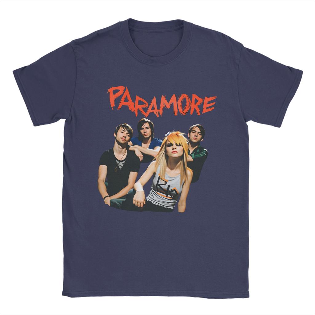 Paramore Band Cotton TShirt For Mens Summer Vintage T Shirts O Neck Leisure Tees Plus Size Cheap Clothes