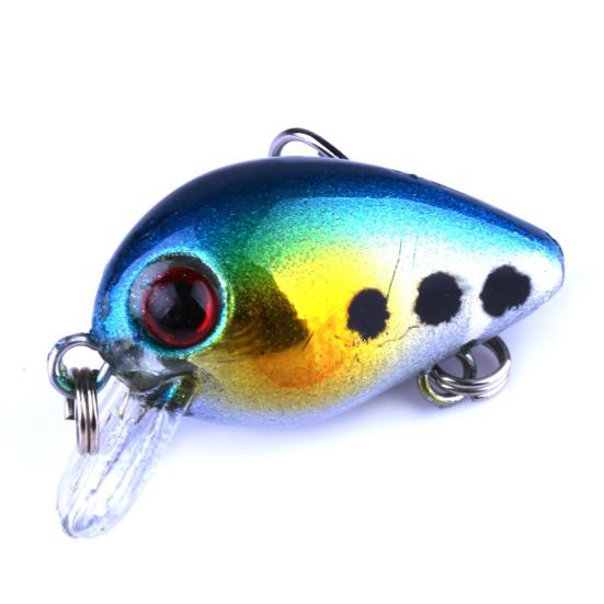 10Pcs 3cm 1.5g Mini Crankbait Minnow Fish Fishing Baits Hard Lure with Hook
