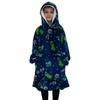 Minecraft Childrens/Kids Creeper Fleece Hoodie Blanket
