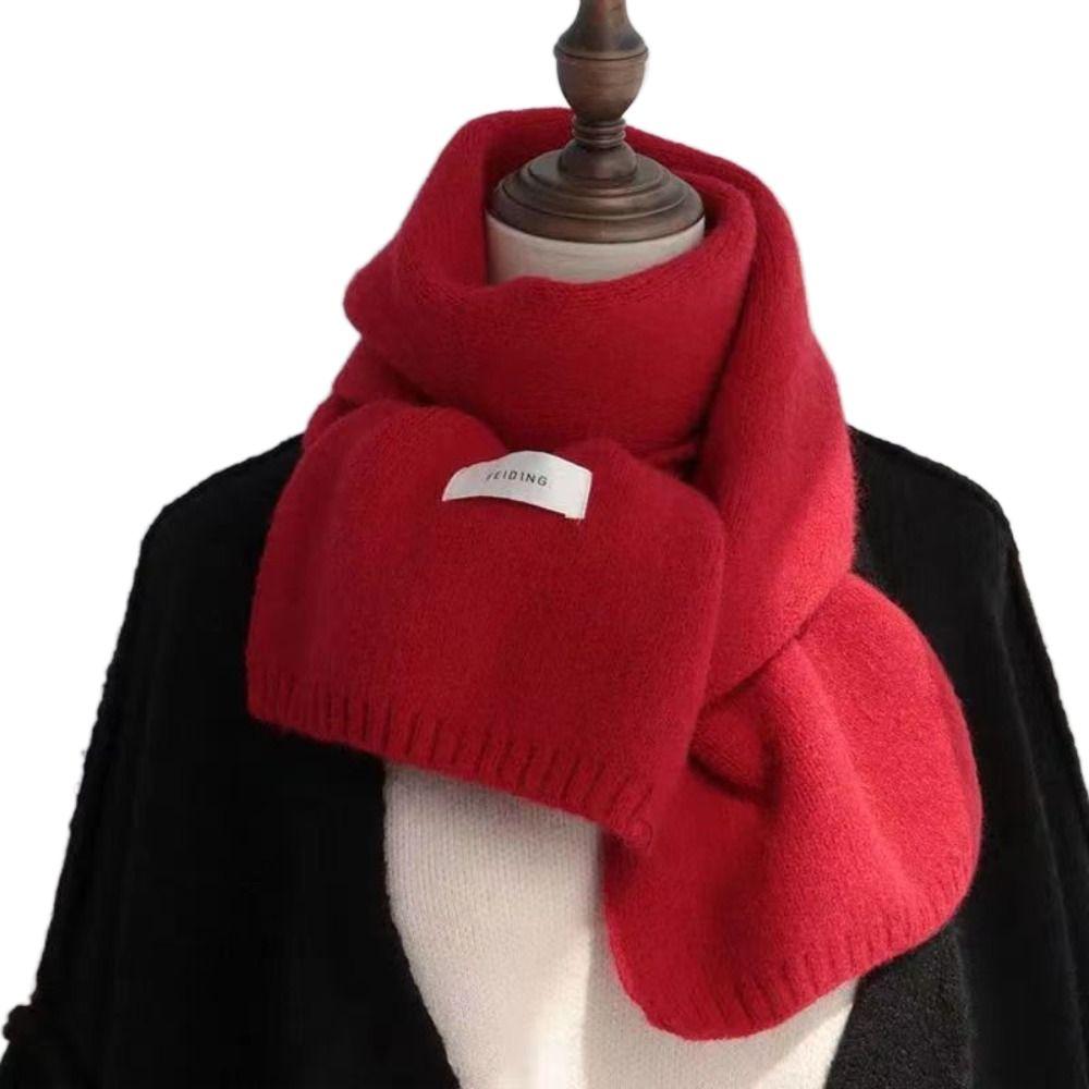 Windproof Thermal Neck Warmer Bib Snood Cowl Tube Winter Scarves Autumn Winter