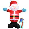 Рождественский надувной Санта-реквизит Рождественский декор для двора, заднего двора, на открытом воздухе, в помещении