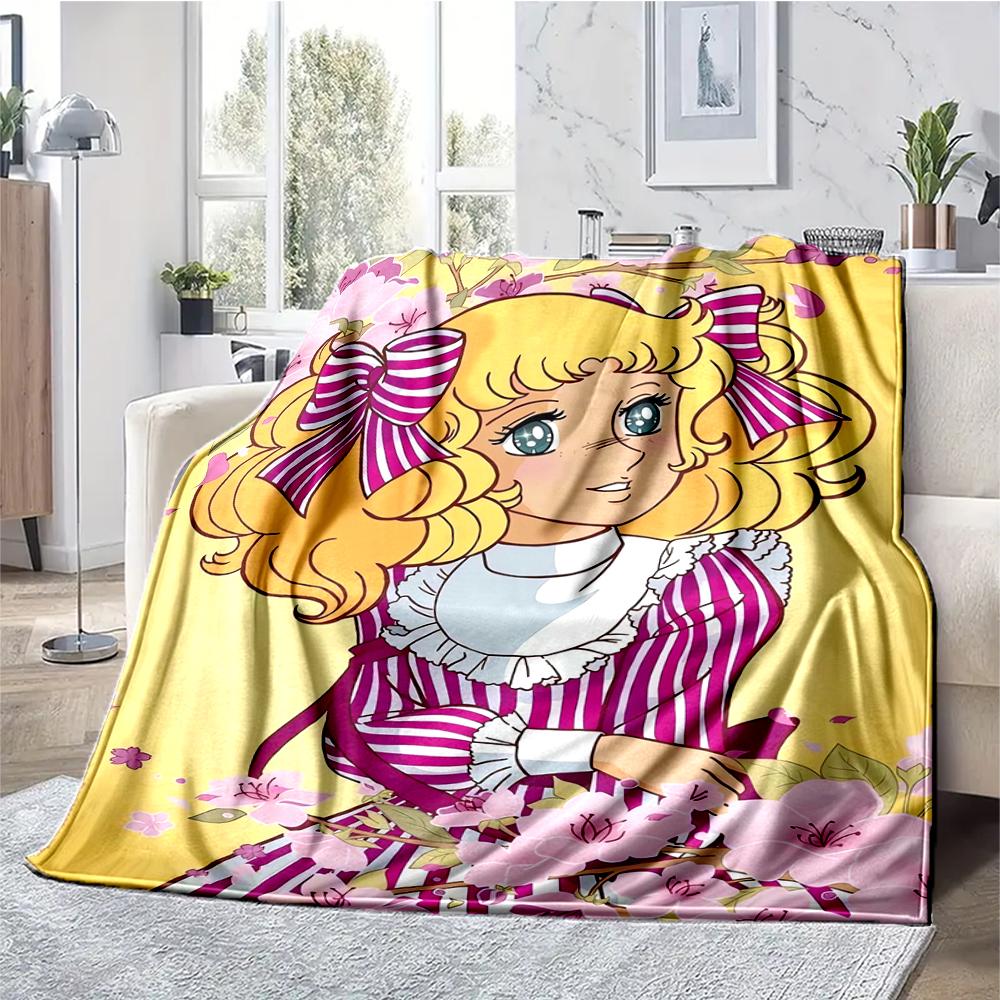 The Rose of Versailles Theme Printed Blanket - Perfect for Couch, Bed, Travel & Outdoor Use | Machine Washable, Cozy & Durable.