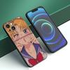 Anime Sailor Moon Phone Case For Apple iPhone 12 13 Mini 11 14 15 Pro Max 7 8 Plus X XR XS SE 2020 2022 Black Silicone Case
