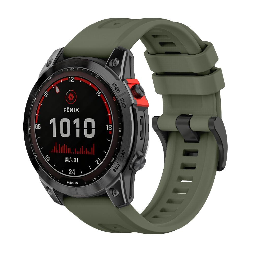 QuickFit 20mm 22mm 26mm Strap for Garmin Epix Gen 2 Silicone Band for Garmin Fenix 8 51mm 47mm 43mm 7 7X 5Plus 6XPro Enduro 2 Bracelet Watchband