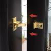 2pcs Bird Shaped Buckle 28*15mm Door Window Compact Brass Spring Latch Lock Retro Cabinet Elbow Buckle Low Noise Home Hardware