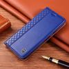 Чехол-книжка из натуральной кожи для Xiaomi Redmi Note14Pro+, Note12, Note11SE и Note10