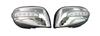 Chrome Door Mirror Covers with LED Turn Signals for Cube Z12 Series 347 [MIR-SID-148]