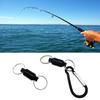 Рыболовные инструменты Магнитная пряжка для крючка Магнитный держатель для подвешивания и отпускания сетки для нахлыстовой рыбалки Клипса-карабин Магнитная пряжка
