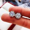BELLA BOX Dainty Stud Earrings For Girls Luxury Inlaid Cubic Zirconia Stone Delicate Women Accessories Party Wedding New Jewelry