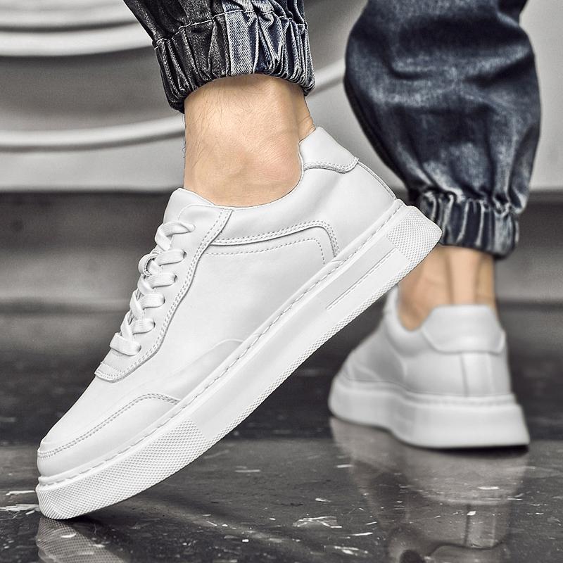 Последние повседневные кроссовки мужские универсальные удобные вулканизированные туфли натуральная кожа мужская обувь для скейтборда Tenis Masculino