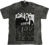 The Clash Рок-группа Хлопковая винтажная футболка унисекс
