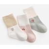 Двухцветные носки с длинным вырезом MK Infant's Jagguard, комплект из 3 предметов, корейские детские товары
