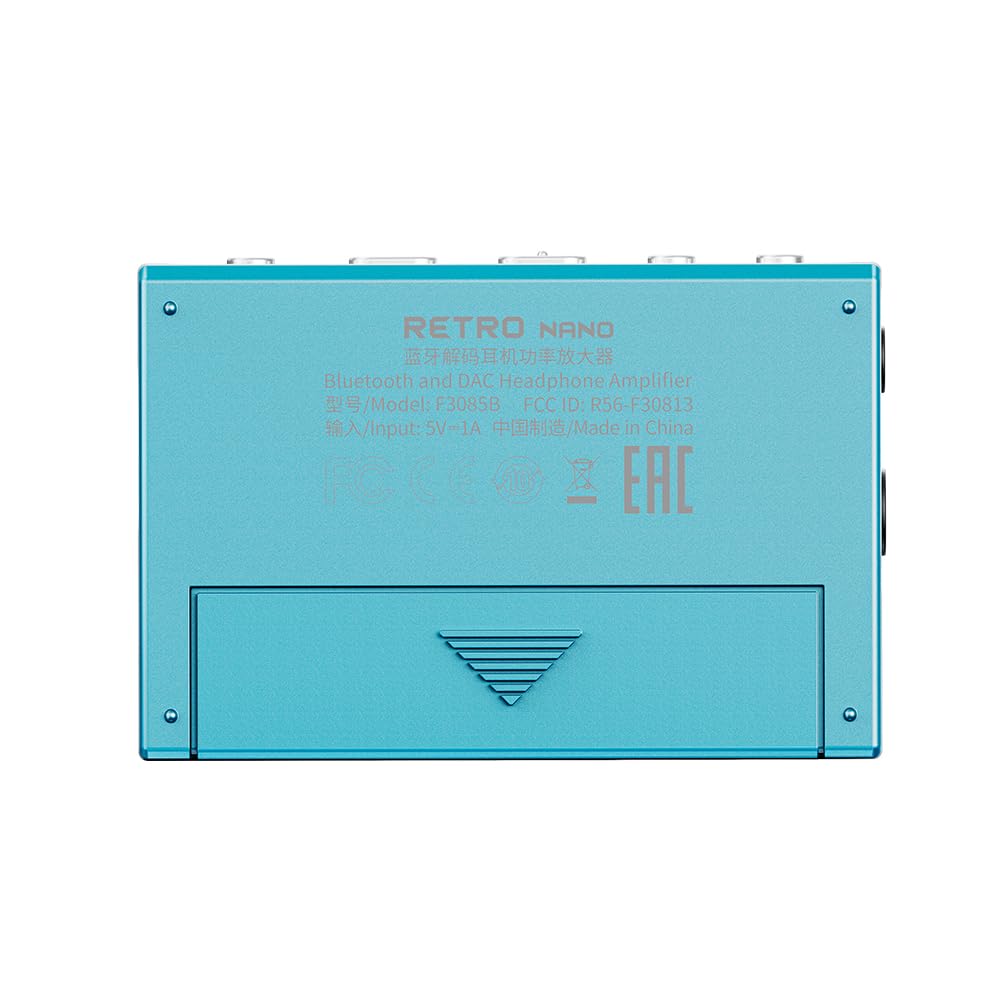 FIIO Snowsky RETRO NANO Blue FIO-SSRETRONANO-L [Ships from an Authorized Japanese Retailer, Includes Serial Number] Portable Bluetooth Amplifier