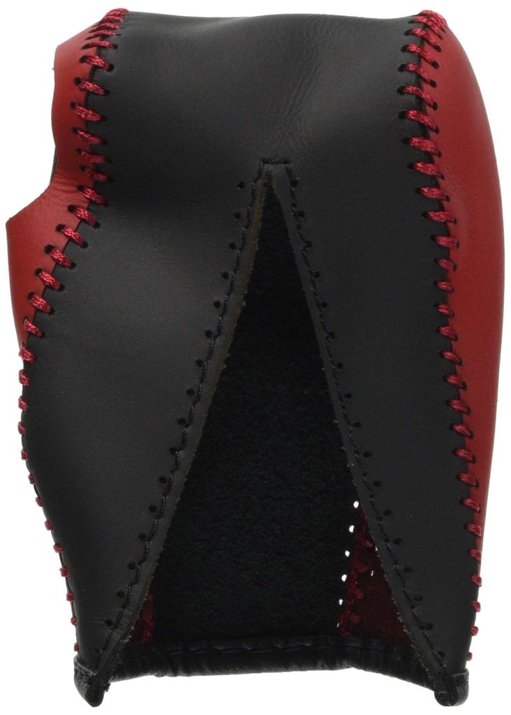 TricoloreExchange DIY Shift Knob Leather Wrap Kit for the Current Atrai Hijet and Hijet Deck Includes Red Leather On Both Black Leather On Both and