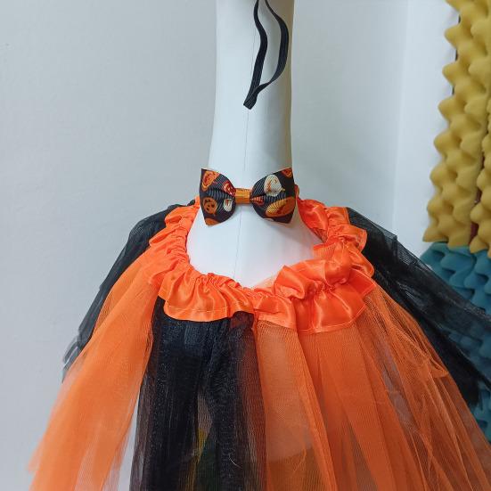 Наряды для гуся Хэллоуин Наряды для крыльца гуся с шляпой ведьмы, галстуком-бабочкой и юбкой-пачкой для 23-дюймовой садовой статуи гуся