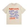 Portugal Sardines Tinned Fish Funny Meme T Shirt Men Women Vintage Harajuku Oversized T-shirts Casual Male Short Sleeve T-shirts
