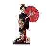 Japanese Geisha 12 inch Collectible Figurine Oriental Ancient Kabuki Folk for Home Office Tabletop Shelf Decoration Kids Gift