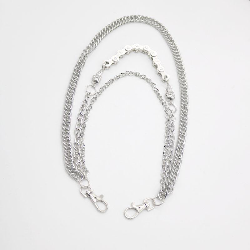 Поясная цепочка в стиле панк, серебряная цепочка для брюк для мужчин, джинсовая цепочка для брюк, крутая металлическая цепочка в стиле рок, хип-хоп, летние ювелирные изделия для мужчин