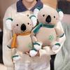 Cute scarf koala doll plush toy koala bear doll children's company soothing rag doll birthday gift
