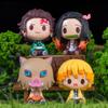 Аниме Фигурка 4 шт./Набор Аниме Клинок Рассекающий Демонов Kimetsu No Yaiba Фигурка Q Posket Камадо Танджиро Камадо Незуко Агацума Фигурка Игрушки