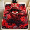 Luffy Holiday Travel Essential Printed Blanket, Flannel Blanket Ideal for Bedroom, Sofa, Bed and Picnic Party.-TING