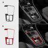 Для SEAT Leon 2017 2018 Настоящая Мягкая Наклейка из Углеродного Волокна Панель Внутренней Рамки Рычага Переключения Передач LHD RHD Отделка Салона Аксессуары