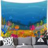 Подводный мир океан стиль гобелен настенный мультфильм тропические рыбы украшения гобелен домашний фон украшения